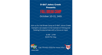 Fall Break Baseball Camp